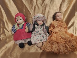Kicsi Vintage Porcelánbabák