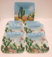 ÚJ! KAKTUSZ MINTÁS  KÉSZLET  6+1 -20CM,25CM