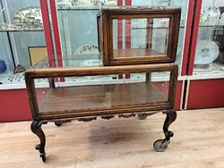 Antik neobarokk zsúrkocsi