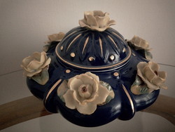 Antik CROWN Regál finom porcelánszett bonbonierje eladó tulajdonostól