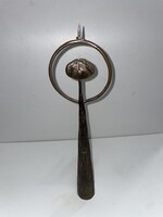 Percz János bronz gyertyatartó