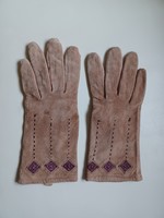 Bőr kesztyű- vintage retro