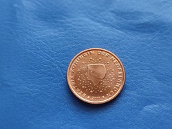 HOLLANDIA 5 EURO CENT 2011 BEATRIX KIRÁLYNŐ ! UNC! RITKA ÉVSZÁM!