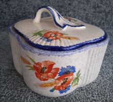 Villeroy & Boch cukortartó pipacsos mintával