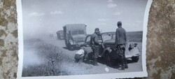 Katonai , military 2. vh . német fotó , tank hadoszlop