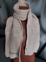 Armani Jeans vanília színű kötött sál