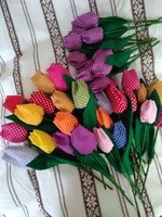 Textil tulipán