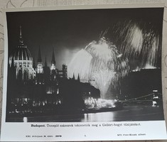 MTI  Fotó  Budapest  Gellért-hegyi tűzijáték 1980   kép