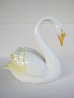 Hollóházi porcelán nagy méretű hattyú 23 cm