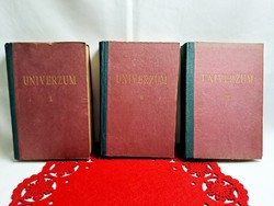 Régi Univerzum magazinok 3 könyvbe kötve az 1960-70-es évekből
