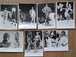 MTI fotó  , képek  Párizs divathét 1980     7 db egyben