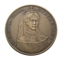 Budapest 1987 Erzsébet királynő - Sissi bronzérem