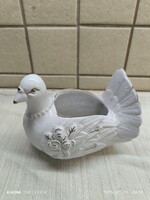 Kerámia figura, kacsa kaspó, tojástartó eladó!