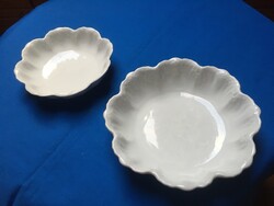 Két régi Thun porcelán tál