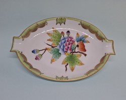 Viktória mintás Herendi porcelán hamutartó