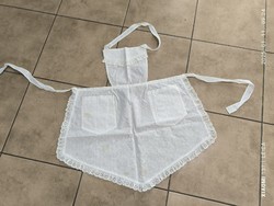 Antik madeirás kötény, lakodalmas kötény eladó!