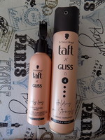 Új Schwarzkopf Taft x Gliss hővédő spray+ hajlakk