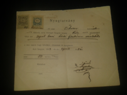 1903. Nyugtatvány 50 koronáról