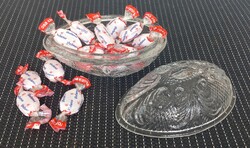 Tojás alakú üveg cukortartó