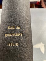 Élet és tudomány 1954-55 . Todományos ismeretterjesztő folyóirat bőr kötésben,új állapotban.