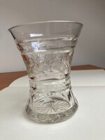 Ólomkristály váza a XX. sz. második feléből - 12,5 cm