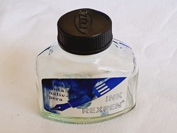 Tintatartó üres üveg szpeciális tinta Rexpen töltőtollakhoz TOZ Zagreb retro
