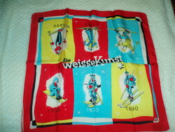 Vintage valódi silk kiskendő