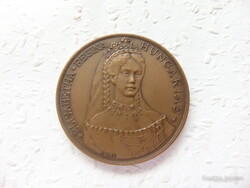 MÉE Erzsébet királyné 1987 bronz emlékérem