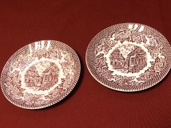 2 db angol"Iron Stone"porcelán kistányér.14,5cm.
