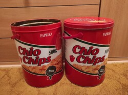 ChioChips retró fém dobozok