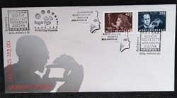 F5099-100d / 2012 Magyar előadóművészek : Várkonyi Z. - Karády  bélyegsor FDC-n dupla emlékbélyegző