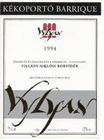 Boros címke: Villányi - Siklósi.