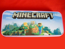 MINECRAFT FÉM DOBOZ, TOLLTARTÓ