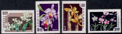 Tajvan - Virágok, orchideák (1958)