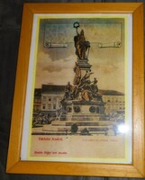 A tizenhárom vértanú szobra Aradon - faliképen ( 34x25)