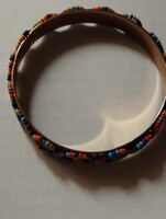 Vintage aranyozott körbe köves karkötő