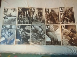 Neue Illustrierte Zeitung 25 db Második világháborús újság nagyon jó állapotúak
