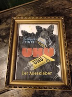 1942-es újság hirdetése, UHU ragasztó reklám , reklám-dekoráció