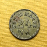Werth-Marke "24" beütéssel