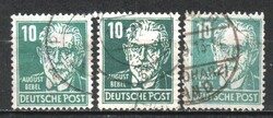 Szovjet Zóna 0051 (Állgemenie kiadás) 215 a,b,c,   23,00 Euró