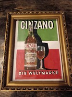 1942-es újság hirdetése, Cinzano reklám , reklám-dekoráció