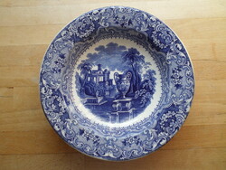 Antik August Nowotny Altrohlau Karlsbad fajansz tányér mélytányér 23,5 cm