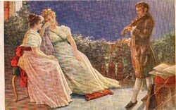 Képeslap: Nő, nők.