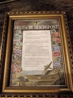 1942-es újság hirdetése, Deutsche post reklám , reklám-dekoráció