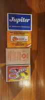 4 db retro gyufásdoboz gyufával