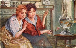 Képeslap: Nő, nők.