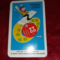Totó-Lottó  kártyanaptár 1978