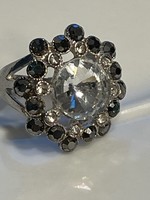 Gyűrű kristályokkal, 19 mm belső átmérő