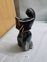 A0935 Apulum kobaltkék angyal váza 26 cm