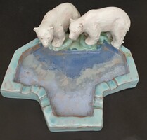ArtDeco Magyar Kerámia Hamutál